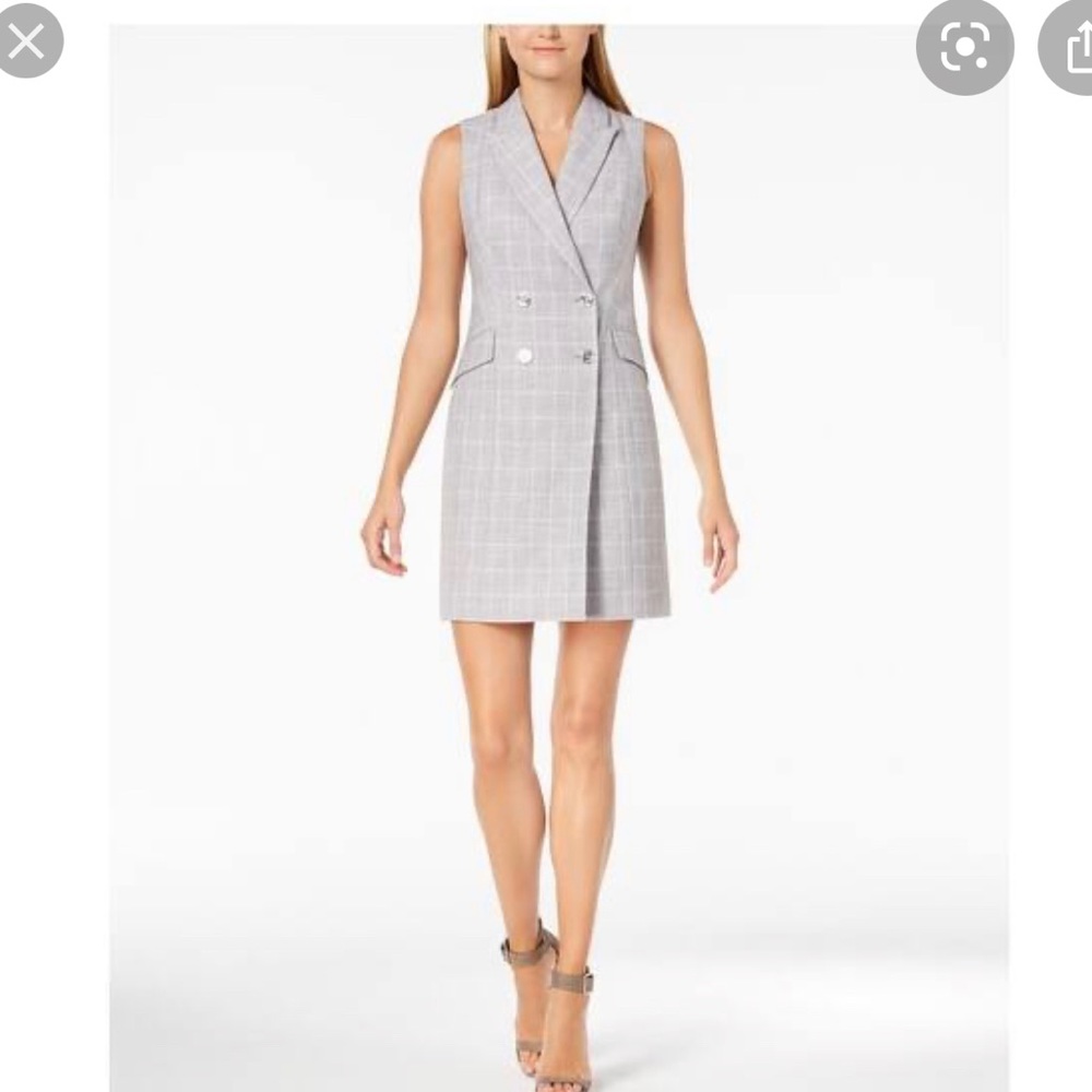 Calvin Klein Double Breasted Dress Size 14 NWT